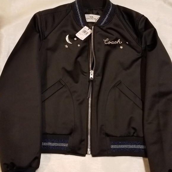 Coach City Sky Cropped Jacket Rainbow - Picture 4 of 16